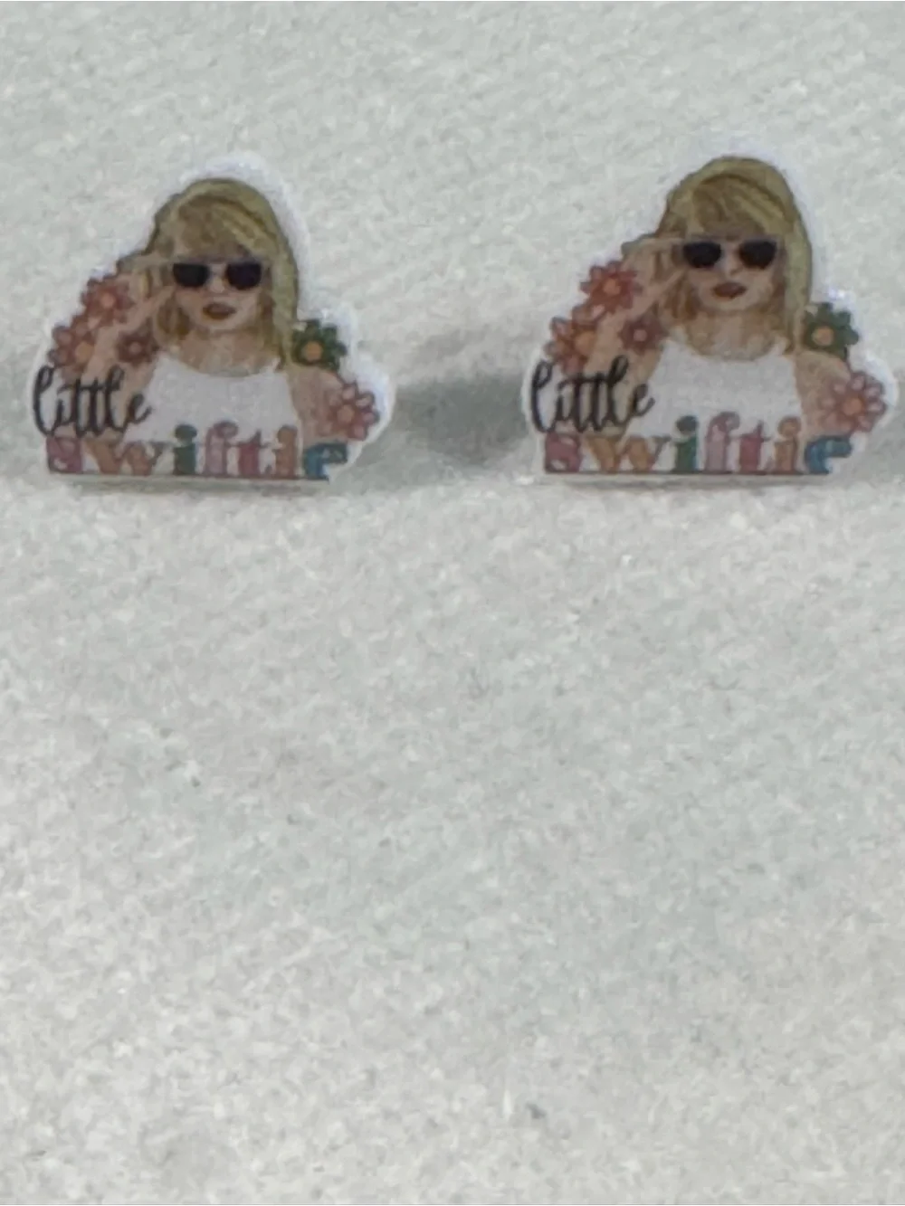 Taylor-Inspired Kids Pink 1989 Stud Earrings